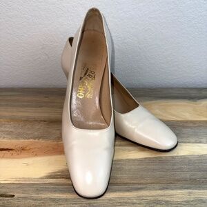 Salvatore Ferragamo Dress Pumps Cream Size 8